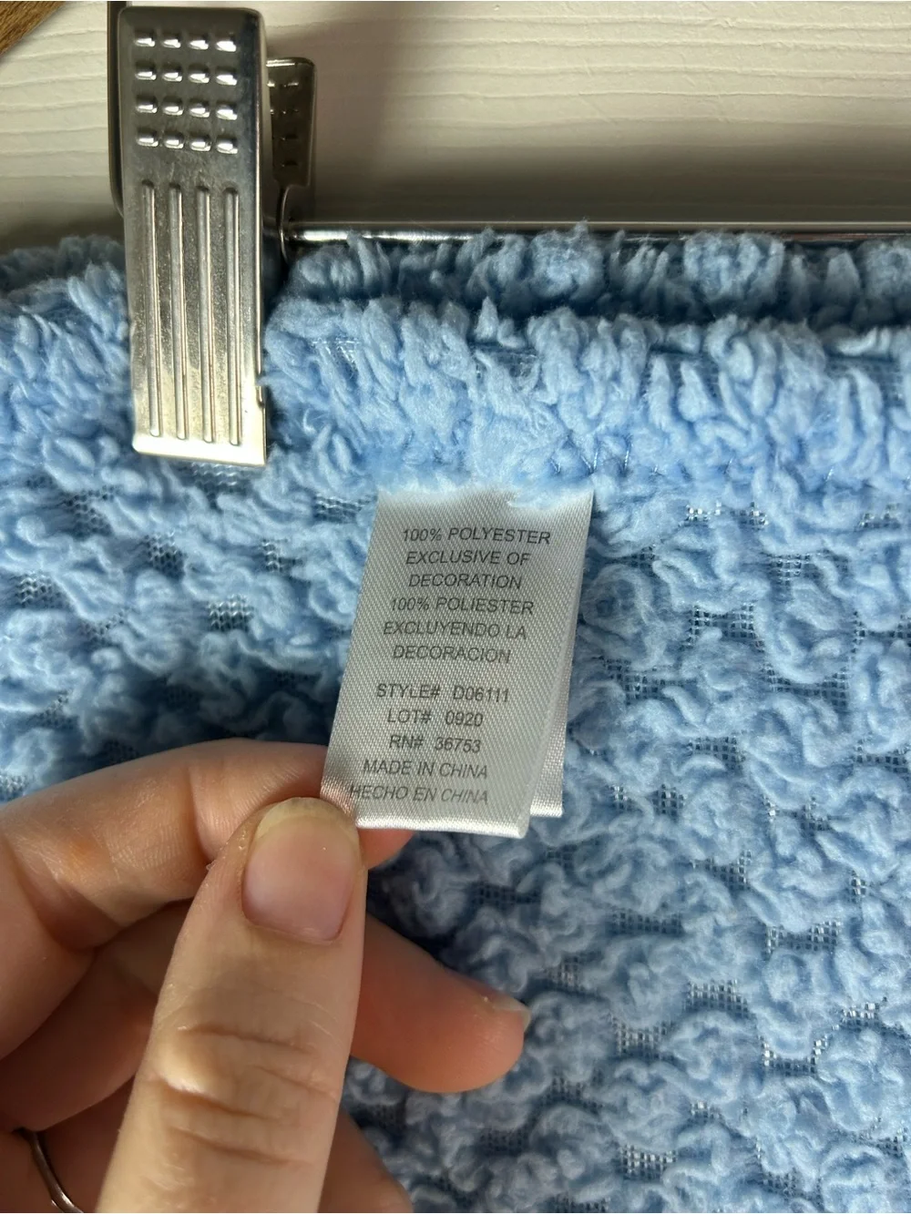 Huddles & Lots of Cuddles Football Baby Blanket Blue Textured Red Stars RN 36753